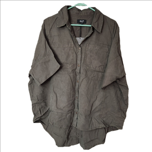 Oat New York Khaki Button Down Shirt
